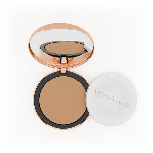 (MM007) - Solar Defence Compact Foundation – Cinnamon Roll avec SPF 30