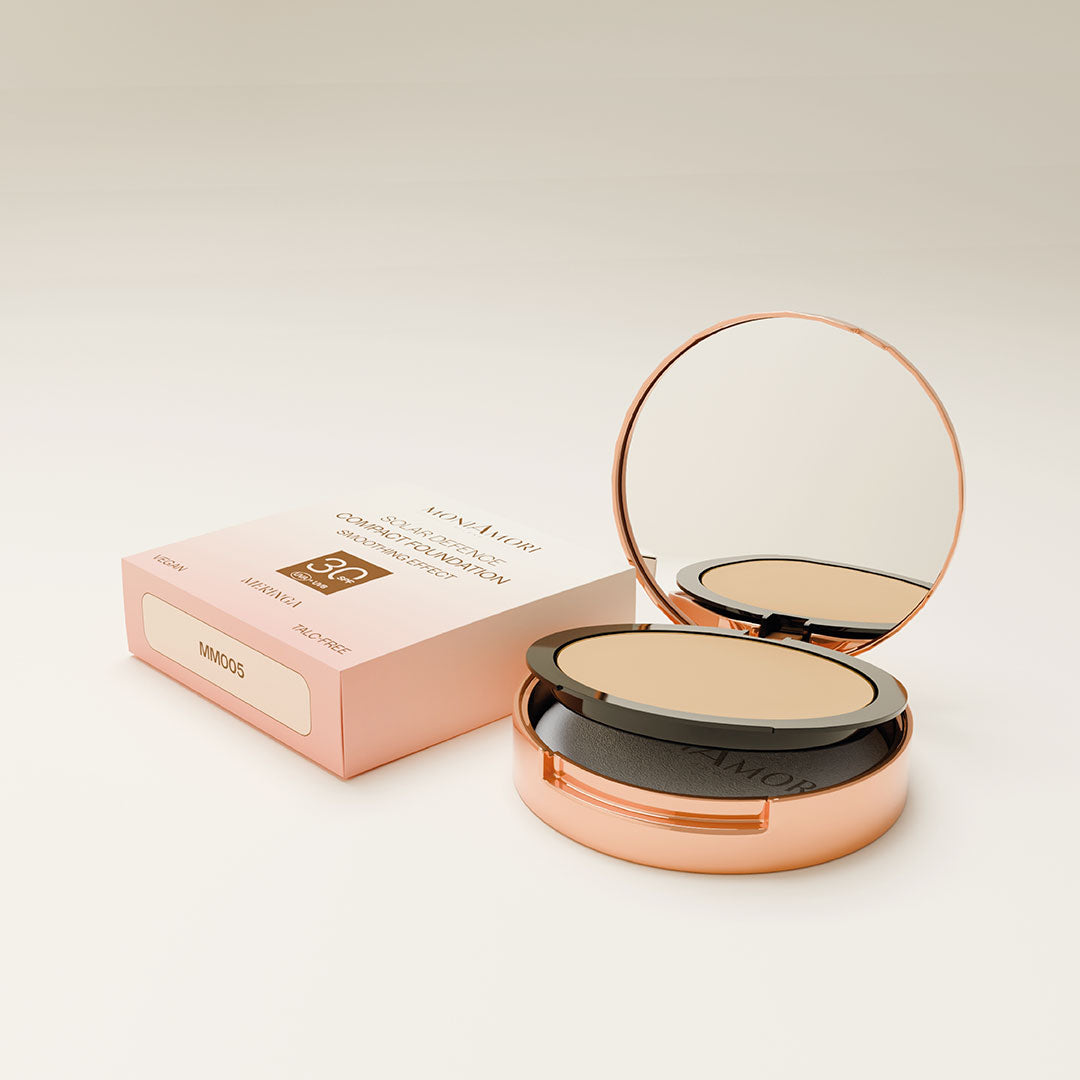 (MM005) - Solar Defence Compact Foundation – Meringue Avec SPF30