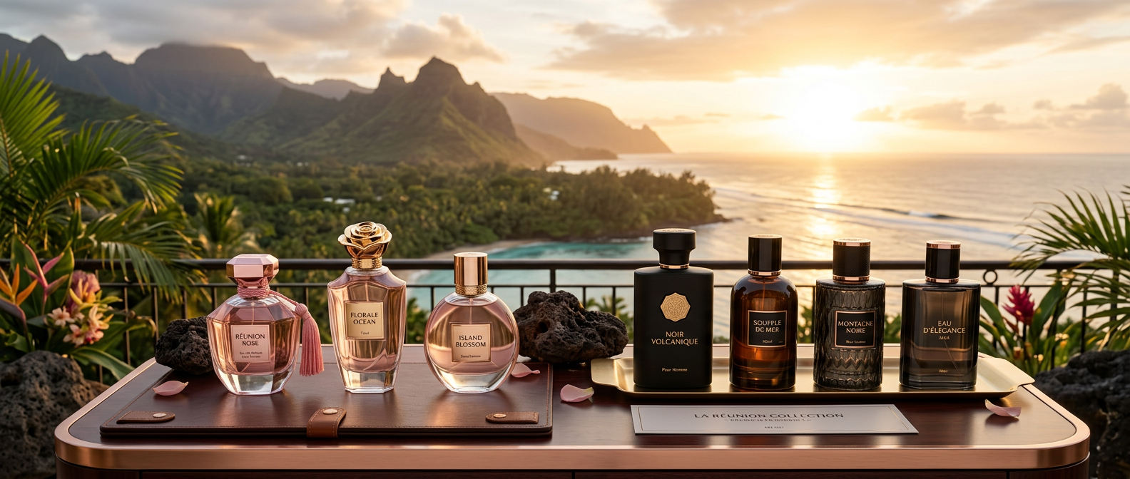 Parfums de luxe Laya Mood avec vue sur La Réunion
